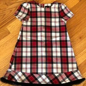 Plaid dress for toddlers.